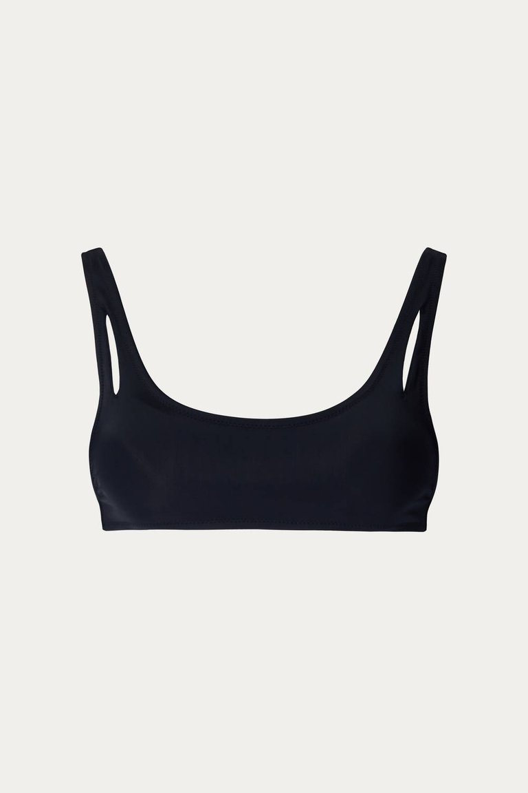 Melpomene Bikini Top In Black - Black