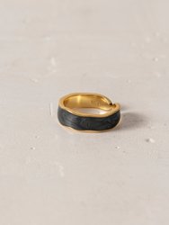 Abeam Ring - Black and Gold