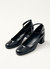 Antoine Onix Black Leather Pumps