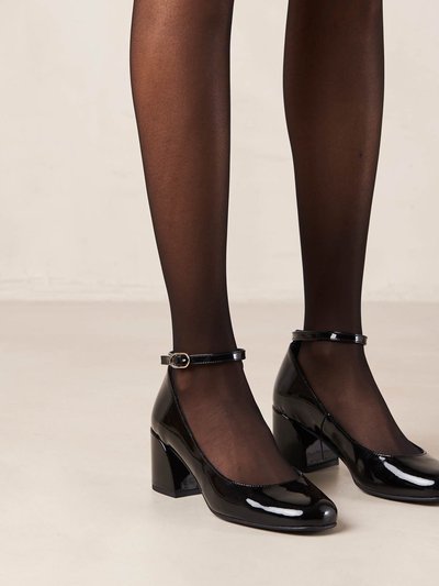 ALOHAS Antoine Onix Black Leather Pumps product