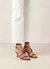 Belinda Brown Leather Sandals - Brown