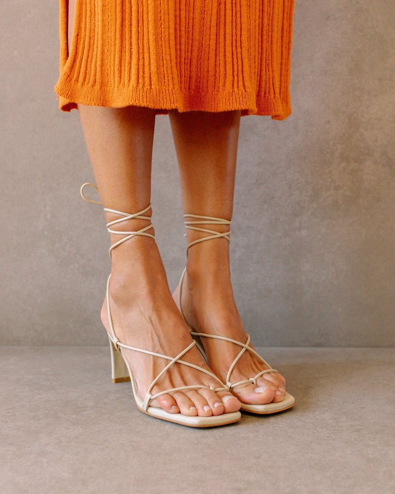 Bellini Leather Sandals - Ivory