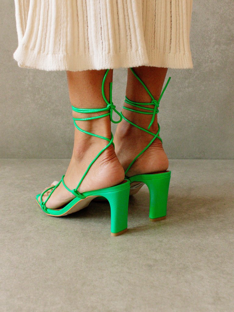 ALOHAS Neon Green Bellini Sandal Verishop