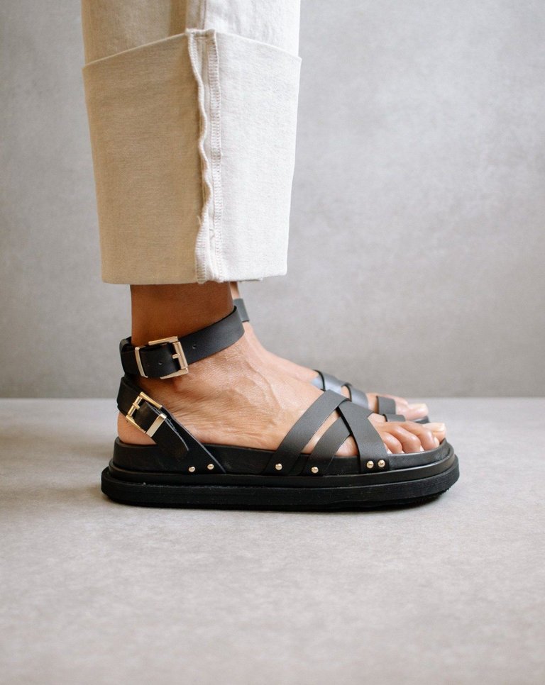 Buckle Up Sandal - Black