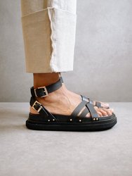 Buckle Up Sandal - Black