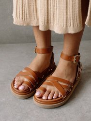 Buckle Up Sandal - Tan