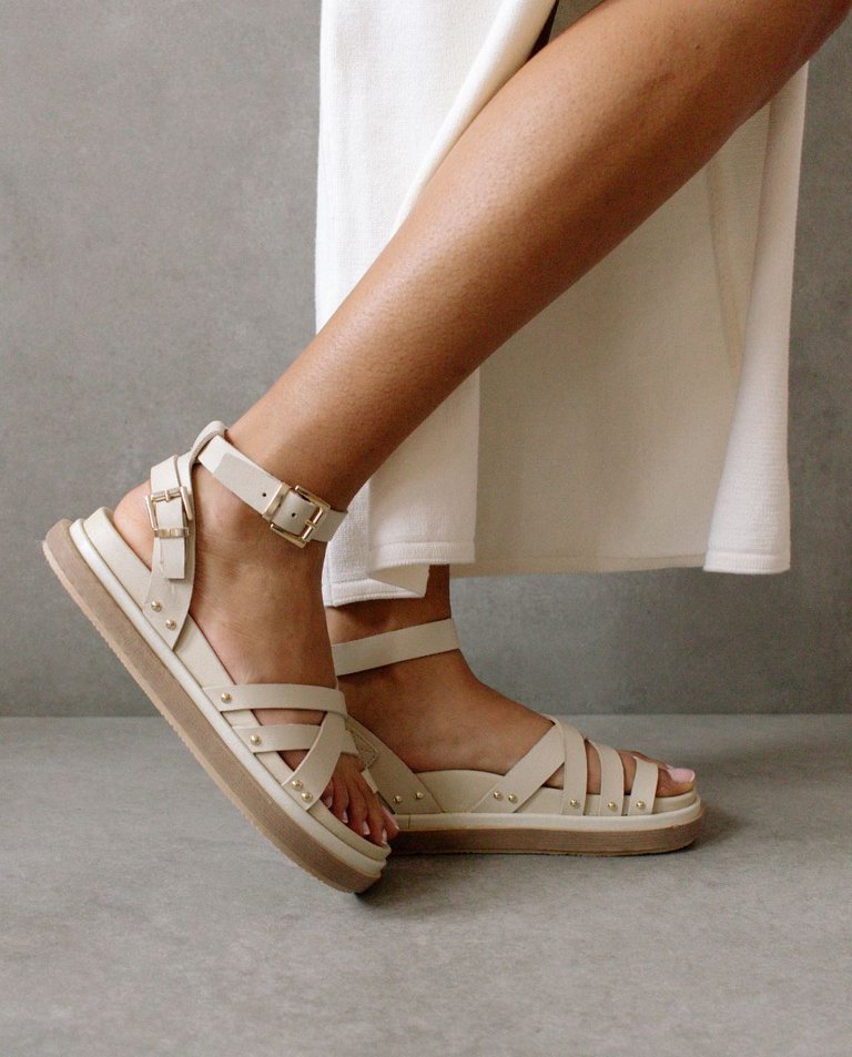 Buckle Up Sandal - Ivory