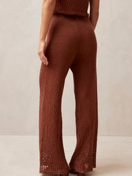 Capri Copper Tricot Pants