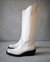 Cattle Ivory Leather Boots