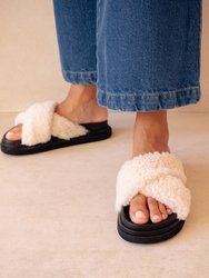 Cloud Black Slipper - Black