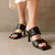 Conner Black Sandals