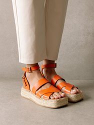 County Pomelo Orange Espadrilles