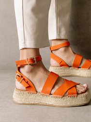 County Pomelo Orange Espadrilles