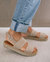 Double Strap Camel Sandal - Camel