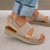 Double Strap Camel Sandal