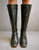 East Alli Forest Green Leather Boots