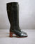 East Alli Forest Green Leather Boots