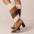 East Patchwork Vintage Brown Boots