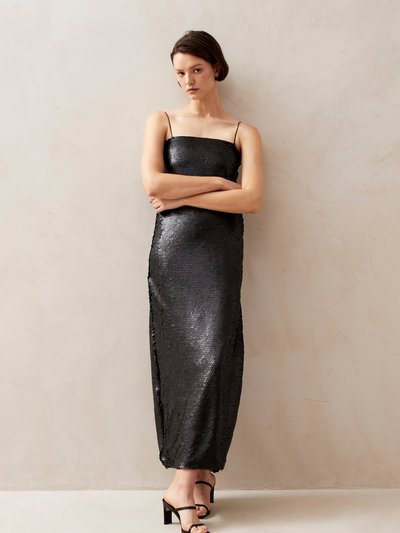 ALOHAS Elmi Black Midi Dress product