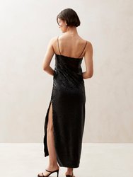 Elmi Black Midi Dress