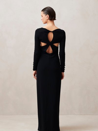 ALOHAS Freja Black Midi Dress product