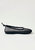 Gill Mesh White Leather Ballet Flats - Mesh Black