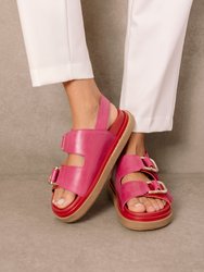 Harper Sandals - Red/Pink