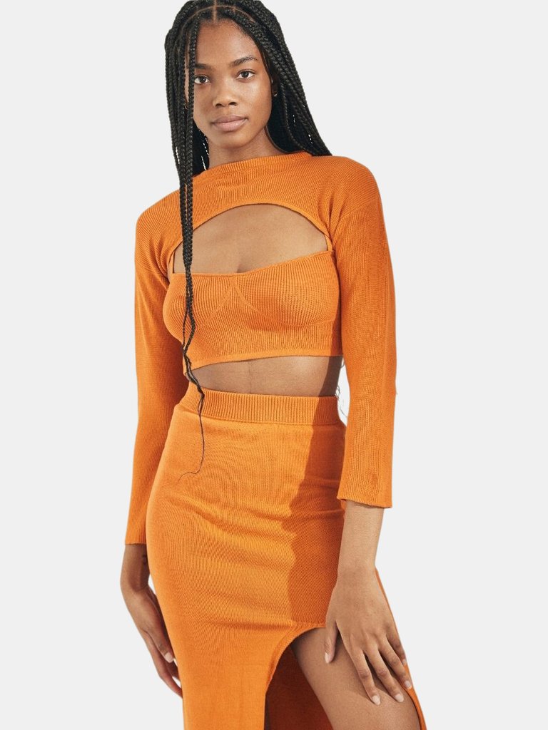 Hustle Top Clementine Orange - Clementine/Orange