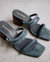 Indiana Black Leather Sandals