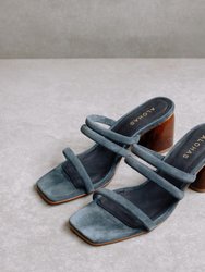 Indiana Black Leather Sandals