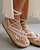 Jungle Stone & Beige Laced Up Sandal