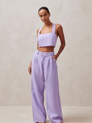 Kaede Pants - Lilac