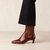 Kaleo Alli Brown Leather Ankle Boots