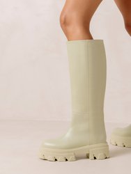 Katiuska Boots - celery green