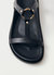 Kizzi Black Leather Sandals