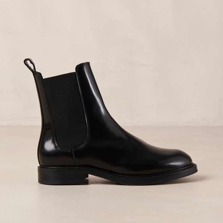 Lanz Leather Ankle Boots - Black