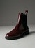 Lanz Leather Ankle Boots - Burgundy