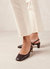 Lindy Leather Pumps - Coffee Brown