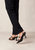 Malia Black Leather Sandals