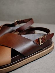 Marshmallow Brown Degradé Sandal