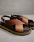 Marshmallow Brown Degradé Sandal