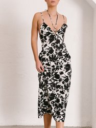 Night Owl Dress - Black White