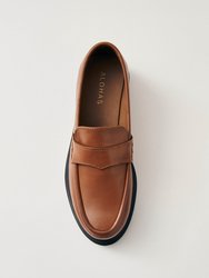 Obsidian Leather Loafers