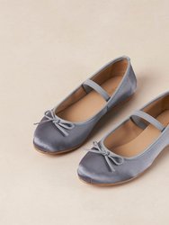 Odette Ballet Flats - Stone Grey