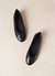 Oriana Leather Ballet Flats - Black