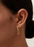 Pascal White 18k Gold Plated Sterling Silver Earring