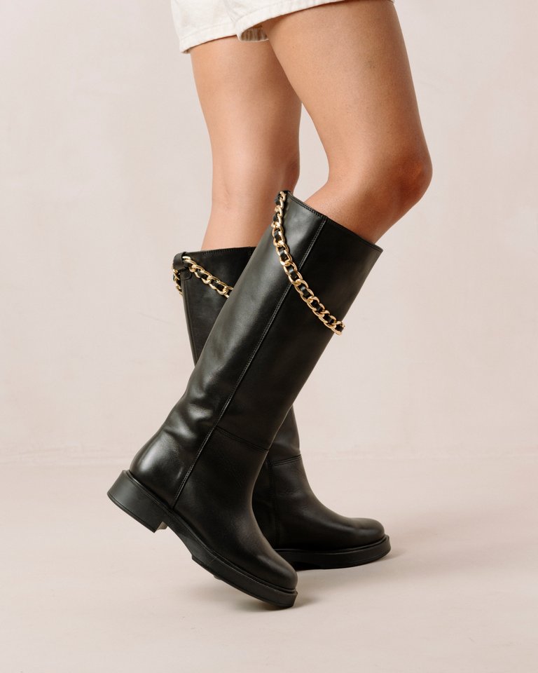 ALOHAS Black Pier Boots Verishop