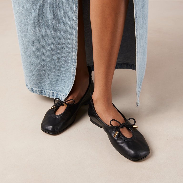 Rosalind Leather Ballet Flats