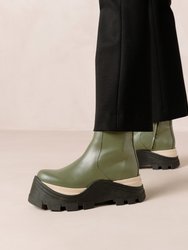 Sapphire Chess Boots - Dusty Olive