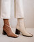 South Bicolor Boots - Camel & Beige